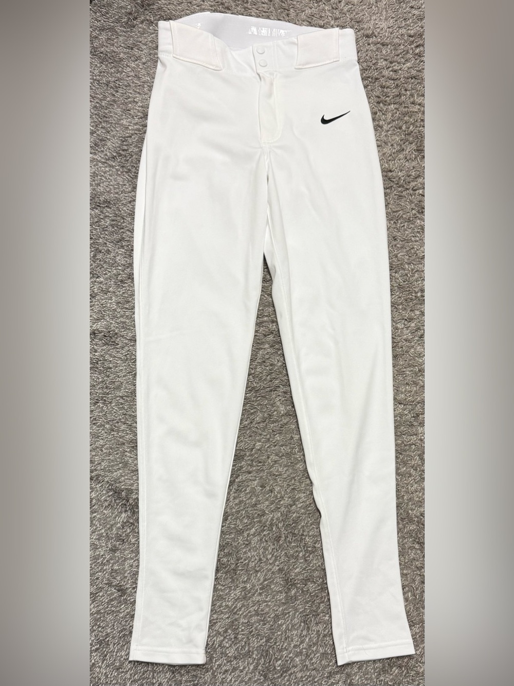 NWOT Men’s Nike Vapor Baseball Pants, White, Size XS